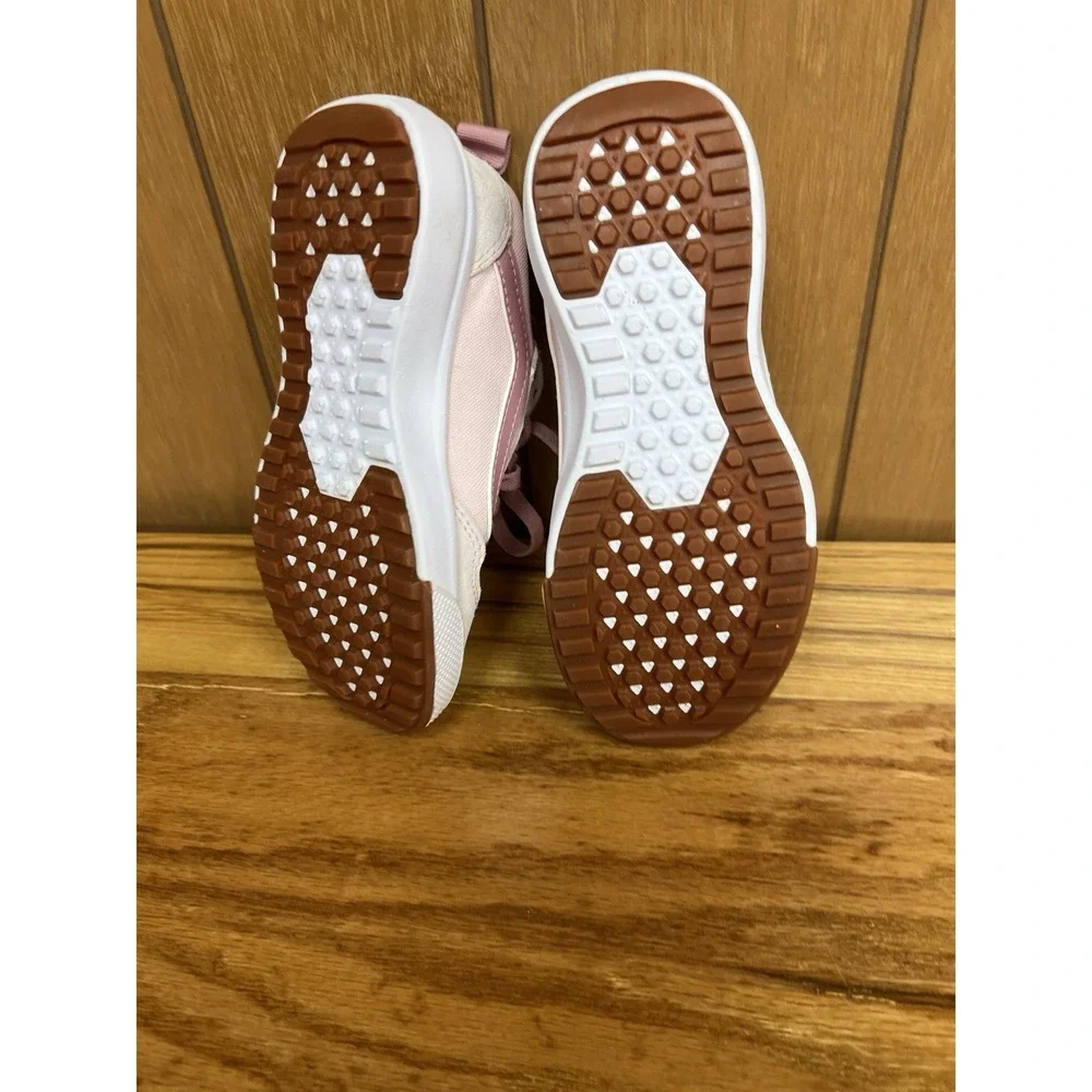Vans Range EXP Kids Sneakers Size 13.5 Pink Lace Up Lightweight Athletic Shoes